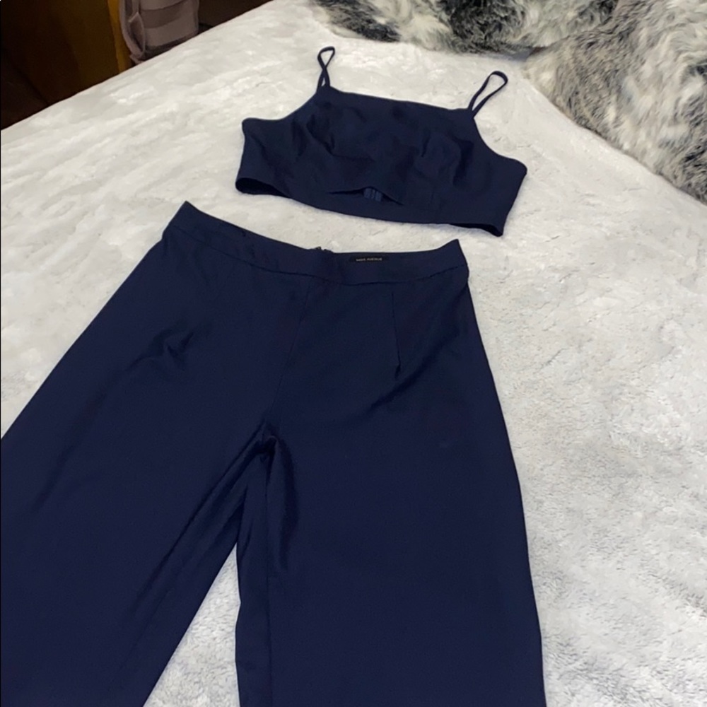 Navy Two piece Set